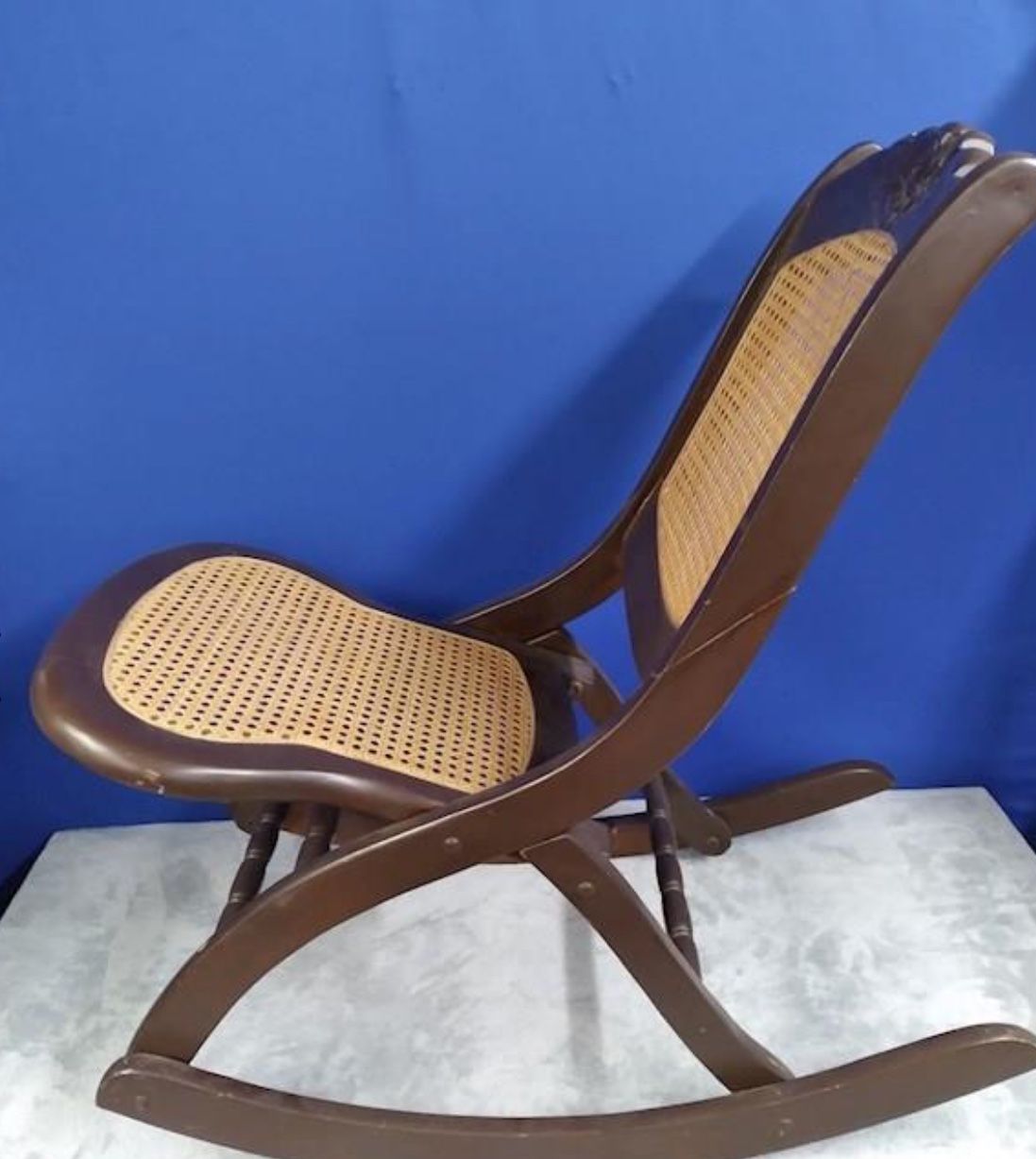 Vintage Folding Rocking Chair
