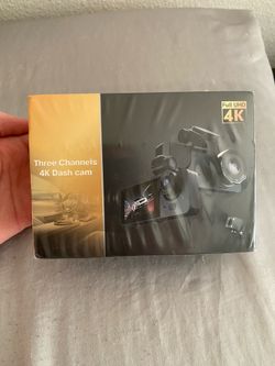 Three Channels 4K Dash Cam (NEW IN BOX)