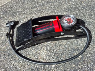 Blackburn bicycle foot pump with gauge