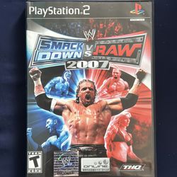 WWE Smackdown vs Raw 2007 For PlayStation 2