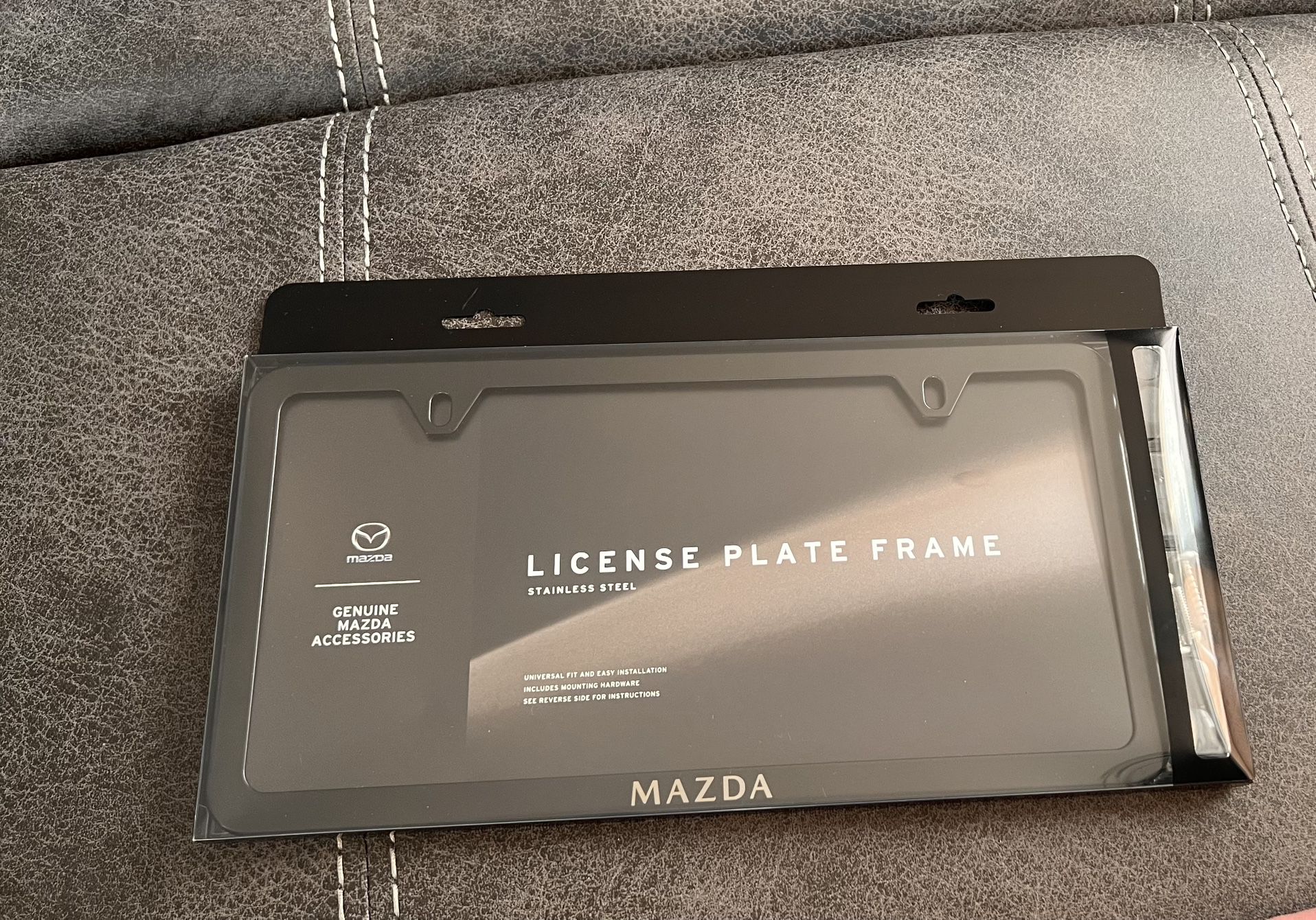 Brand New Mazda License Plate Frame