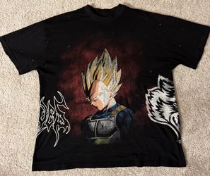 Darc Sport X Dragon Ball Z Vegeta black t-shirt. Brand new still wrapped in plastic.