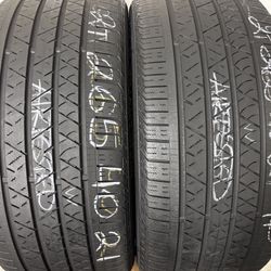 2 Tires 265 40 21 Continental Crosscontact Lx Sport No Repairs High Tread