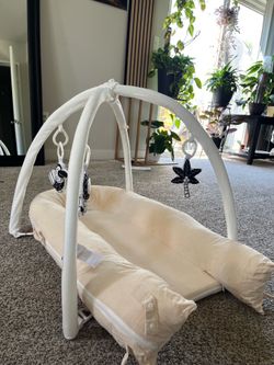 NEW Deluxe Infant Lounger with Activity Gym | Baby Nest | 0–12 Months
