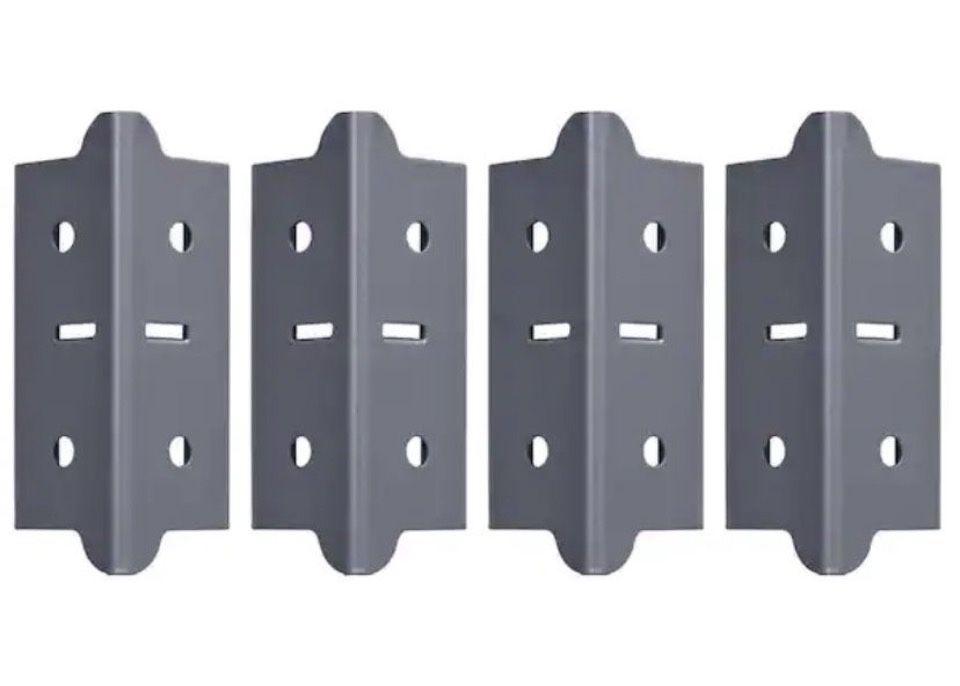 Muscle Rack 16-Pack Steel Post Coupling Outer in Grey (4 in. H x 1.375 in. W x 1.375 in. D)