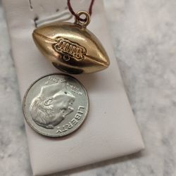 14 K FOOTBALL CHARM 3.7 GRAM