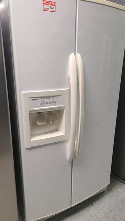 Kenmore Side-by-Side White Refrigerator Fridge