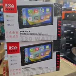 Boss AppleCarPlay AndroidAuto Stereo Receiver Bluetooth 