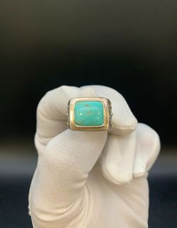 TURQUOISE SILVER RING #35772