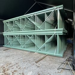 Brand new made in USA Welded 42x16 Uprights Tear Drop Pallet Racks 