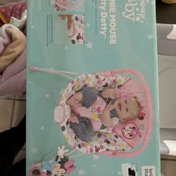 Baby Girl Bouncer Brand New Minnie Mouse 