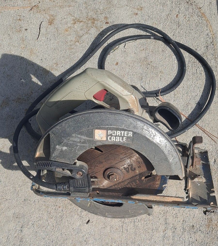Corded Porter Cable Circular Saw