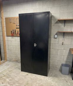 Large Metal Garage Cabinet