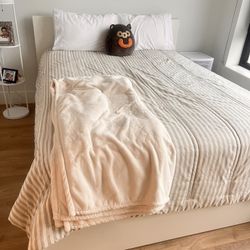 Urgent Sale- Queen Storage Bed And Mattress