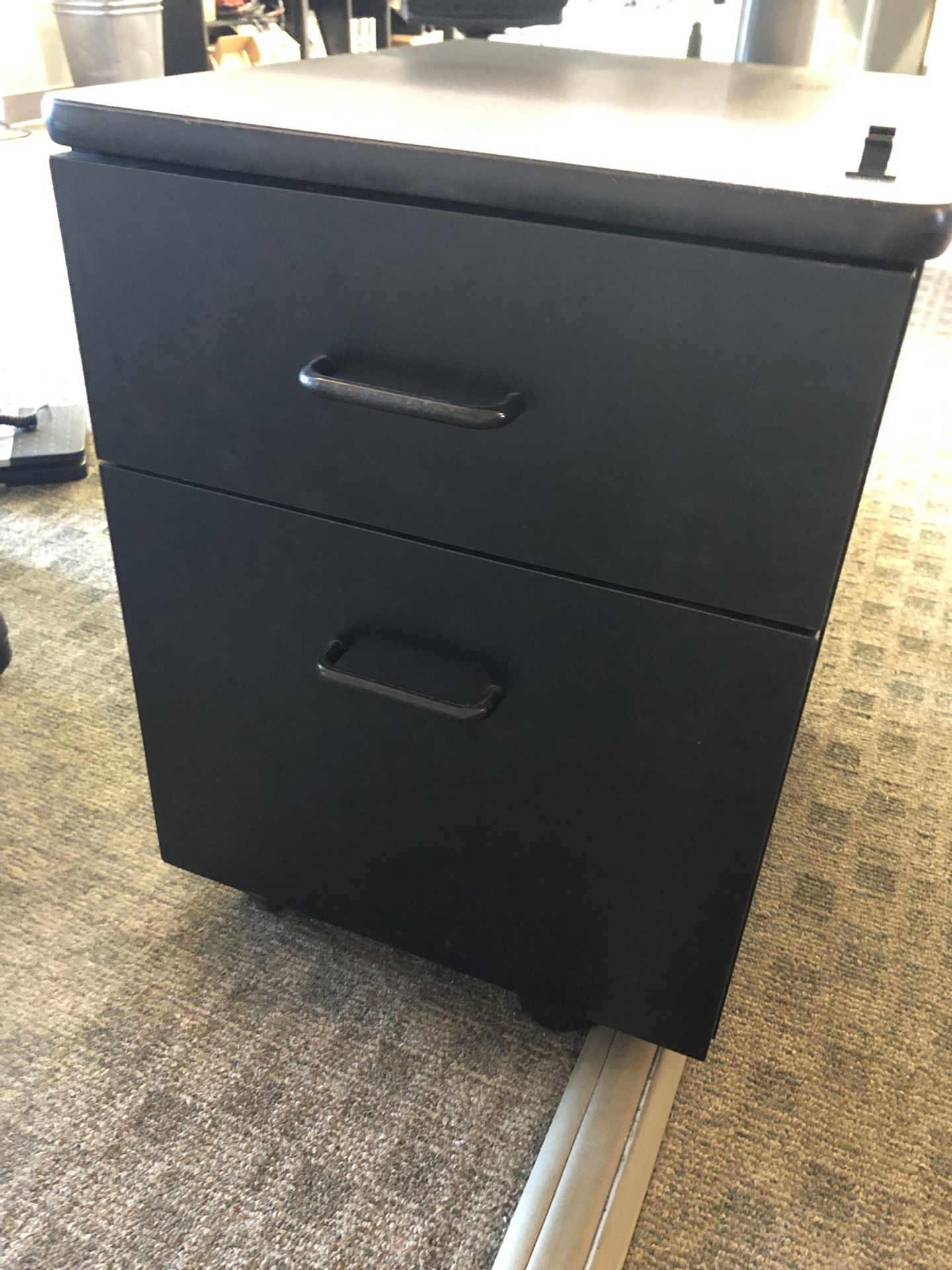 Desk drawer filing cabinet