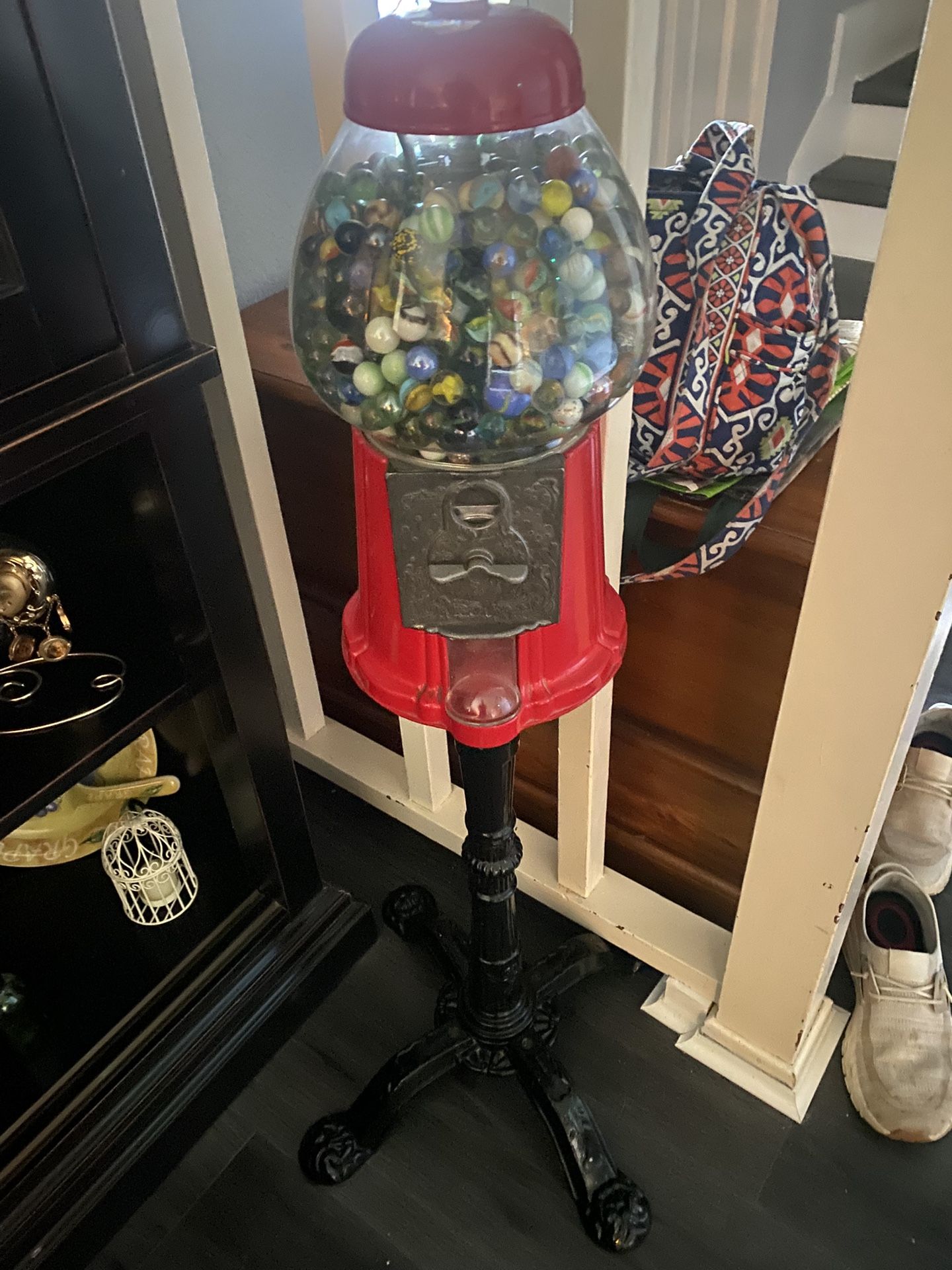 Gumball Machine Filled With Marbles