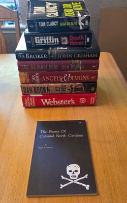 Assorted Books - Hardback and Paperback Dan Brown, Grisham, Griffin, Clancy, & More