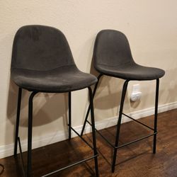 POLYESTER Bar stools- 2 pieces NEW