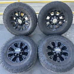 2023 Ford F250 F350 OEM Black Rims Wheels and Tires 2005-2025 F-350 F-250 TPMS 