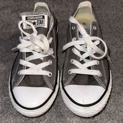 Grey And White Converse Size 3