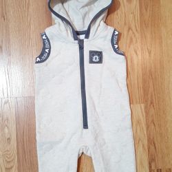 Disney Baby Mickey Mouse Sleeveless Hooded Coverall 6-9 months
