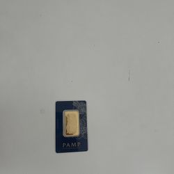 1 Oz PAMP .999 Gold Bar