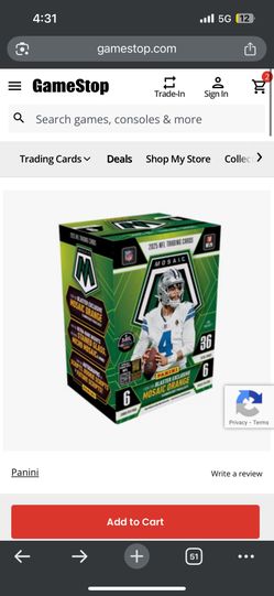 Mosaic NFL 2025 Blaster Box