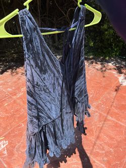 Free people, Medium, Dark Purple Velvet Dress W/ Pockets