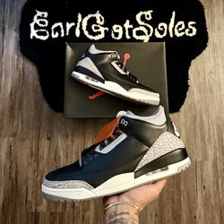 Jordan 3 Black Cement Size 13