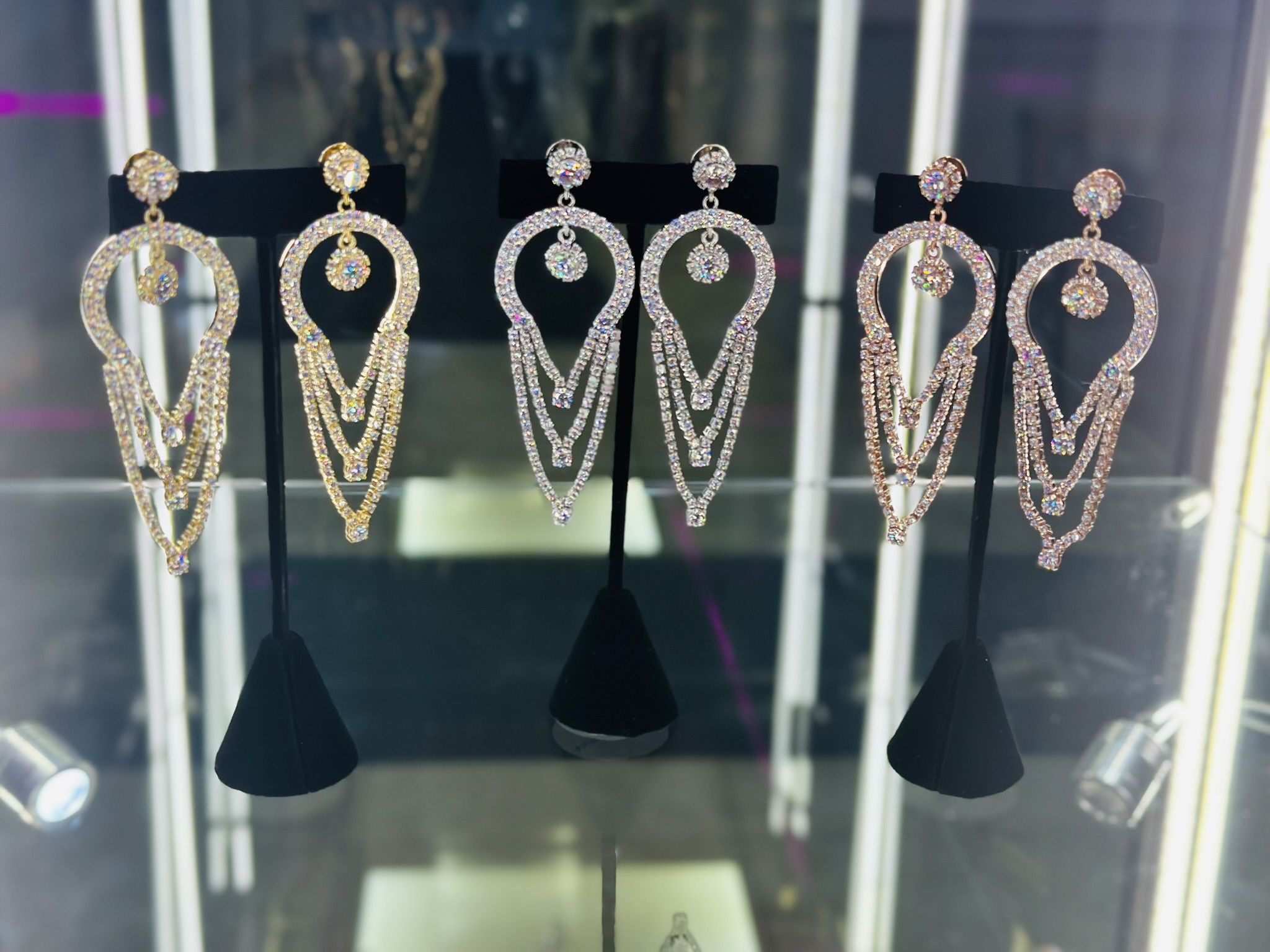 Ice Cream Moissanite Diamond Earrings