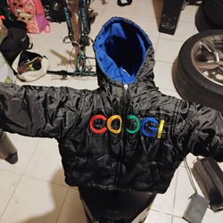 COOGI Puffer Winter Jacket Black Blue Coat 18MONTHS 