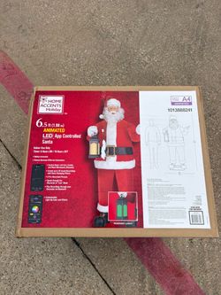 6.5 FT Animated Santa Claus + LED Lights | NEW IN BOX!