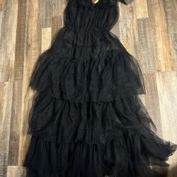 Halloween Black Dress 🧟‍♀️☠️