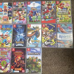 Nintendo switch (GAMES FOR SALE)
