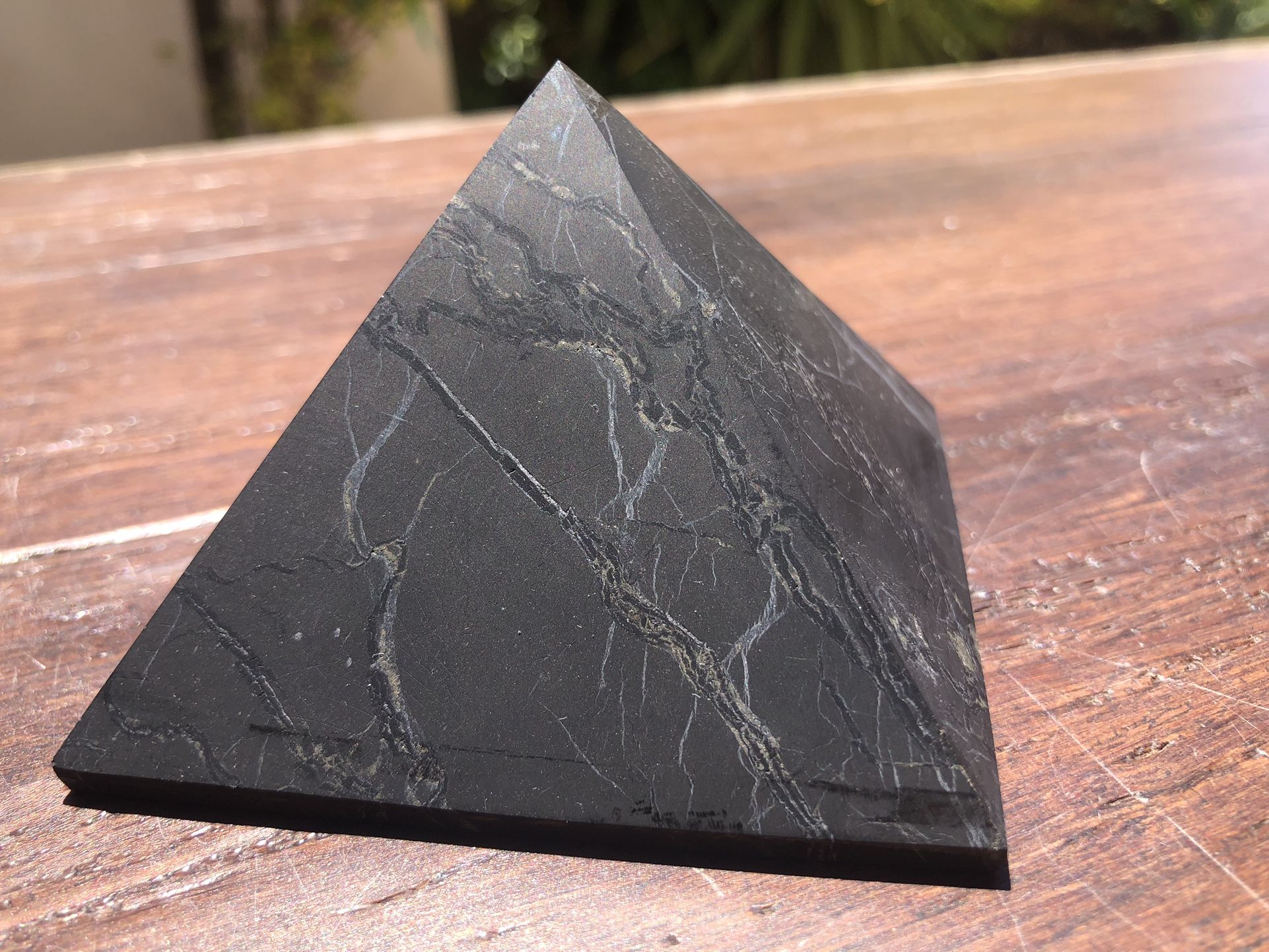Two Shungite Pyramids 3”x3”