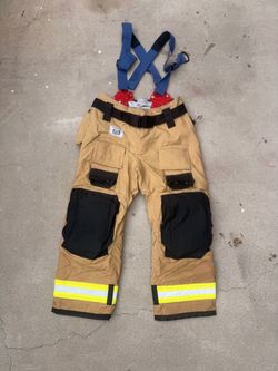 Insulated Fire Fighter Pants with Suspenders