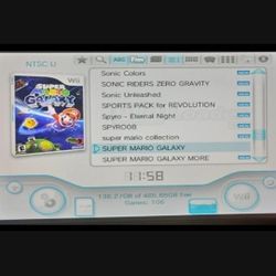Wii Console Game Bundle GameCube Wii Hdd Sd Card Mod