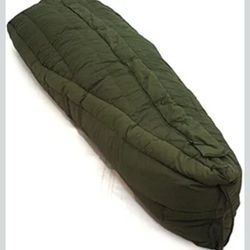 U.S. Military Original OD Green Cold Weather Down Sleeping Bag NEW