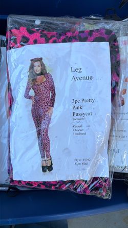 Leg Avenue 3pc Pretty Pink Pussycat Costume