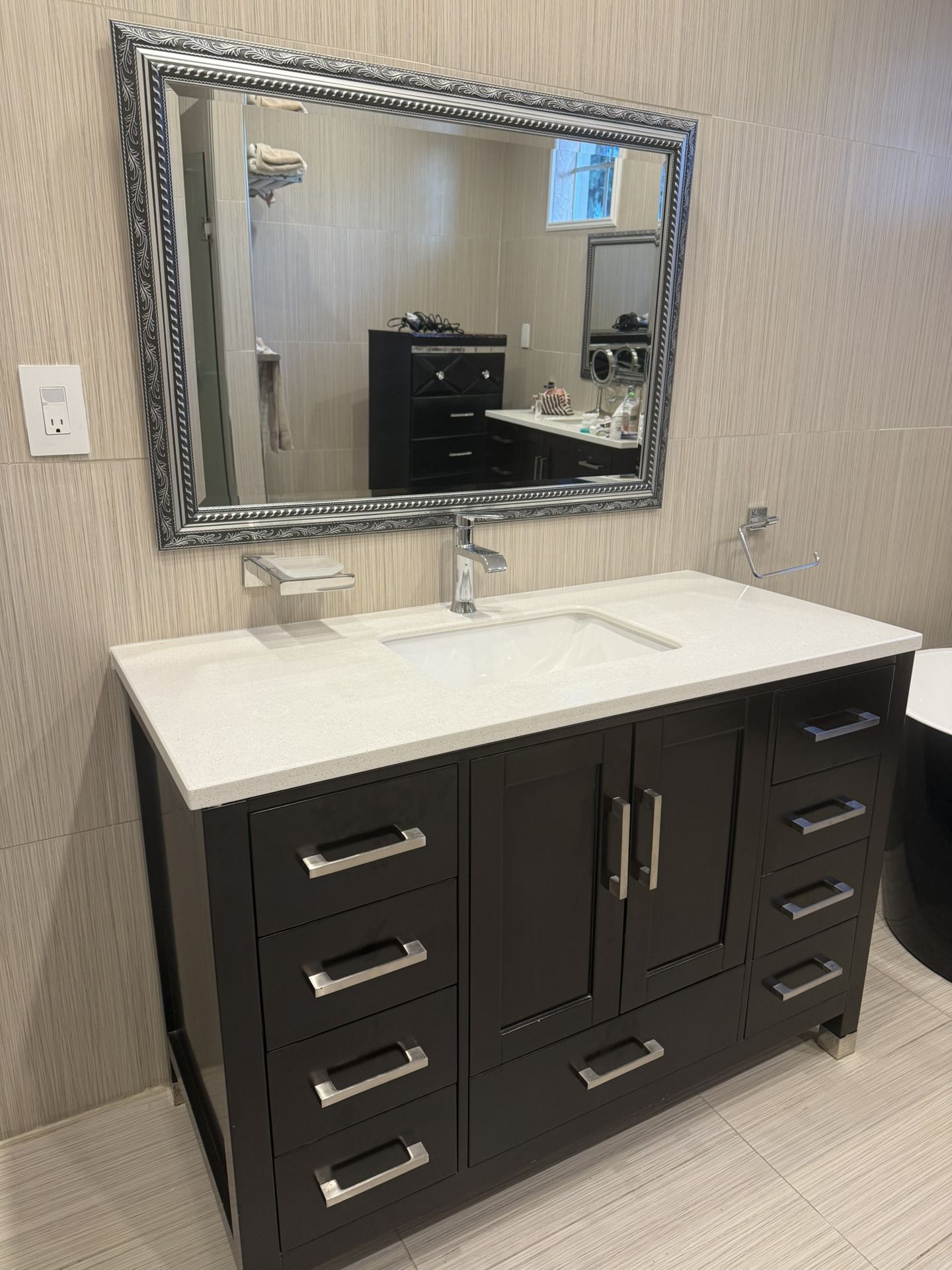 Two Beautiful Vanities With Mirrors
