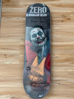Zero Skateboards Kanaan Dern Joker SIGNED Deck
