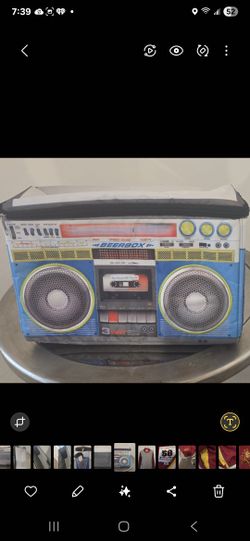 Boom Box Beverage Cooler