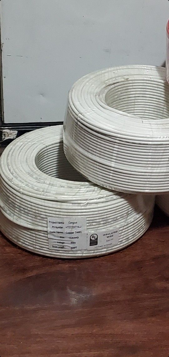 Wire 10 Awg Stranded 500 Fts 70 Dlla For Rol 