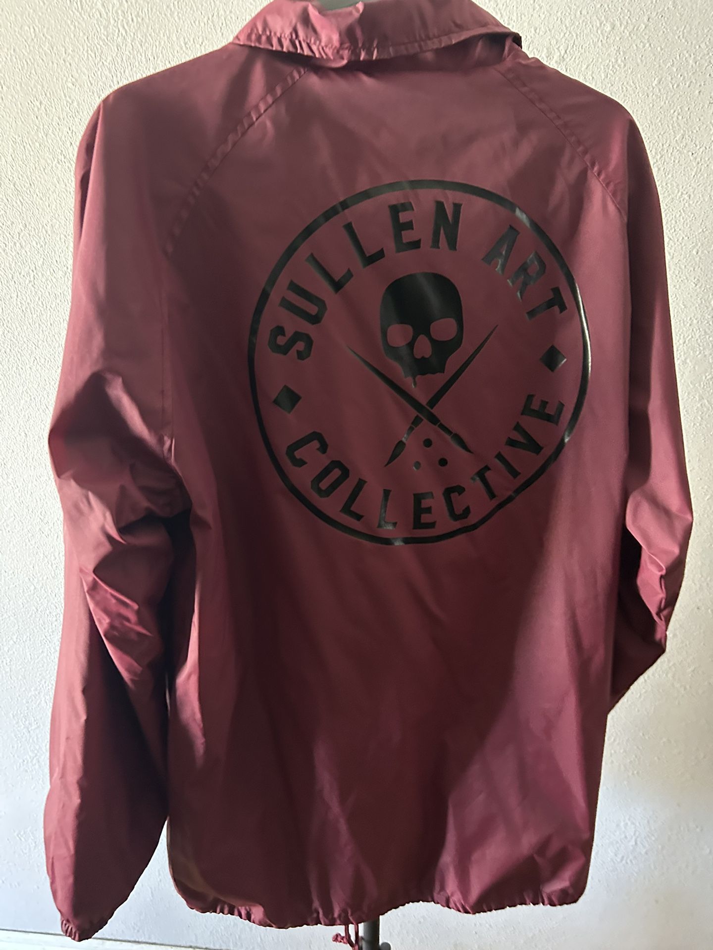 Sullen Burgundy Windbreaker XXL