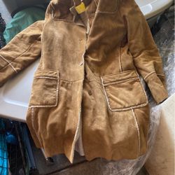 Suede Coat Women’s Large 