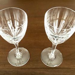 Baccarat Crystal Claret Wine Glasses - Genove Pattern