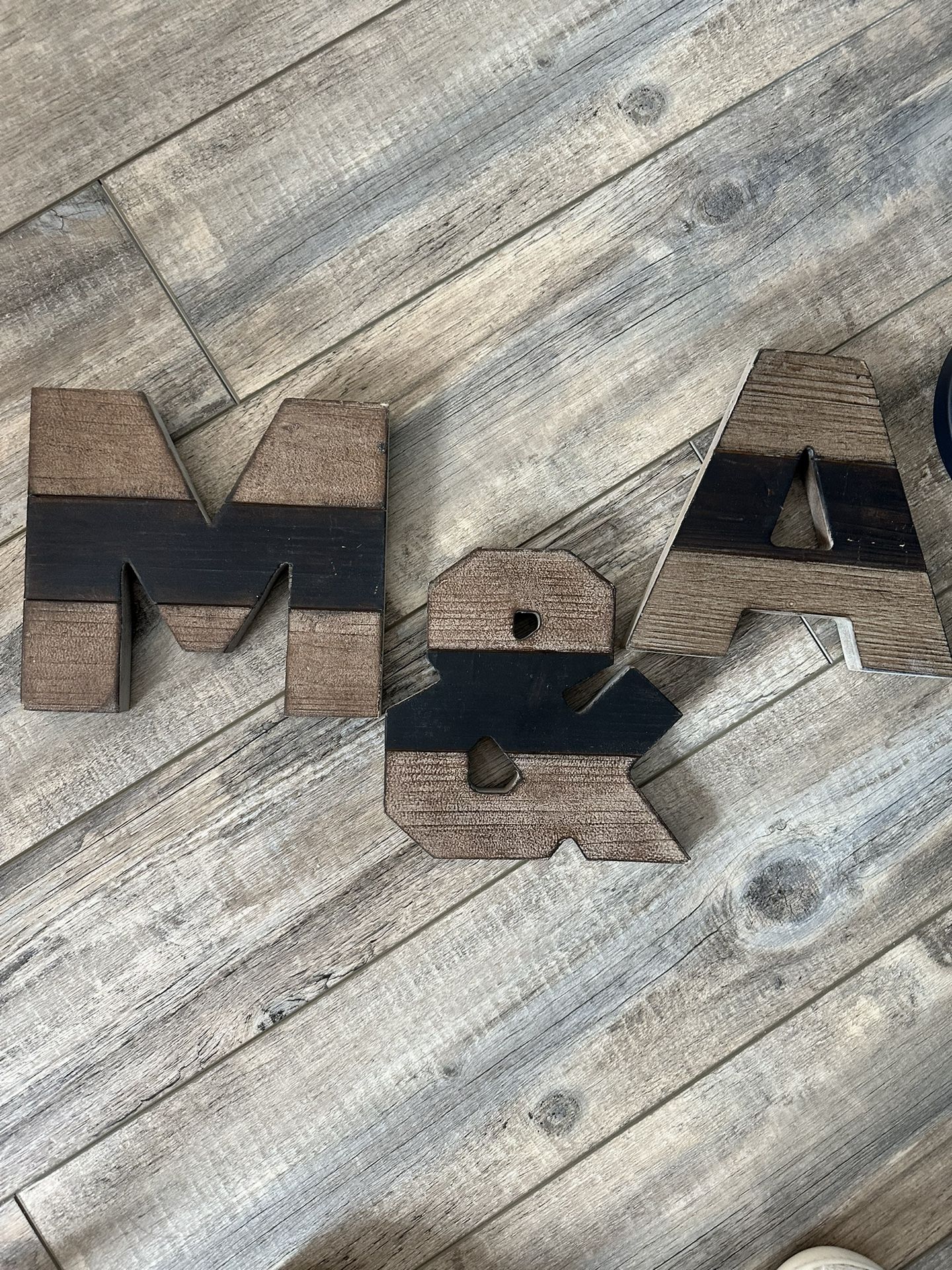 Wooden Letters 