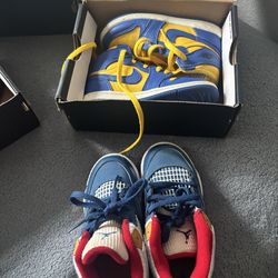 9 pairs of toddler Jordan shoes