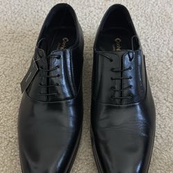 Conhpol Mens Black Dress Shoes