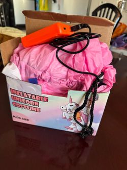 Disfraz de unicornio inflable